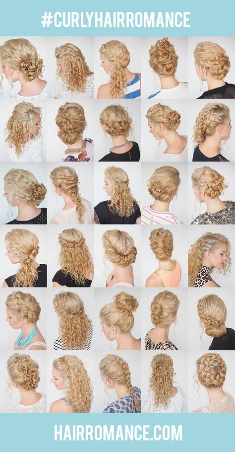 The 30 Days of Curly Hairstyles ebook is here! Find all these tutorials plus tips on how to style your curls every day with ease! Go to http://www.hairromance.com/shop Hair Questions, Hair Challenge, Hair Romance, Curly Hair Tutorial, Elegant Wedding Hair, Styling Guide, Penteado Cabelo Curto, Short Hairstyle, Curly Hair Care