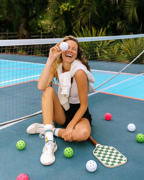 Anyone else play better when they like how their pickleball paddle looks?! Brand: @picklish.pickleball #brandphotographer #sandiegobrandingphotographer #pickleballphotographer #pickleball #pickleballshoot #pickleballphotography #brandphotography Pickle Ball Photoshoot, Pickleball Poster, Pickleball Photoshoot, Tennis Poses, Pickleball Aesthetic, Pickleball Tournament, Tennis Photoshoot, Healthy Food Photography, Sport Editorial