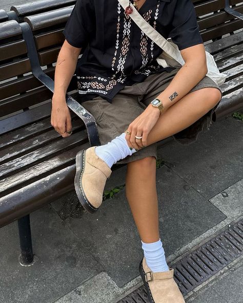 As smart as a slip-ons get, a pair of Dr. Martens Isham are perfect for your rotation.

IG📸: _olhirst_ Jorge Ii Mules Outfit, Dr Martens Mules Outfits, Doc Martens Mules Outfit, Dr Marten Sandals Outfit, Mule Outfits Women, Mule Outfits, Mules Outfits, Mule Outfit, Dr Martens Shop