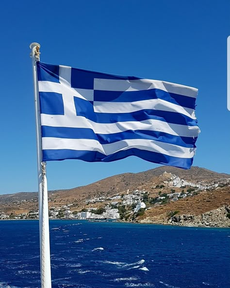 Flag Of Greece, Greece Flag Aesthetic, Greek Flag Aesthetic, Greece Quotes, Greece Party, Greece Rhodes, Greece Flag, Macedonia Greece, Greek Flag