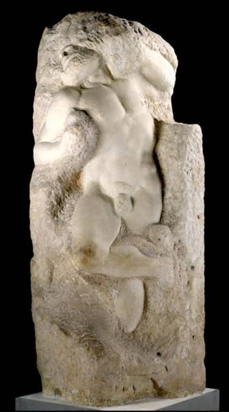 michelangelo unfinished slave - Google Search Michelangelo Sculpture, Italian Sculptors, The Awakening, Plastic Art, Marble Statues, Marble Sculpture, Figurative Sculpture, Western Art, Sculptures & Statues