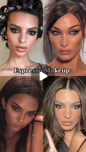 Raú on Instagram: "expresso makeup tutorials  follow me @iluminatskin  by: @millieleer  The term "makeup" consists of enhancing the skin's tan, as well as highlighting a smoky, seductive, and striking gaze, with shadows in earthy tones, inspired by coffee shades.  . . . . . . . . . . . . . . . . . . . . . . . . . .  #expressomakeup #coffeemakeup #makeupideas #makeuptutorials #makeuptendencia #makesimples #maquiagemperfeita #makefacil #maquiagemfacildefazer #makegringa" Expresso Makeup, Makeup 2024, Beauty Inspo, Models Makeup, Makeup Tutorials, Tan Skin, Earthy Tones, Maquillaje De Ojos, Makeup Inspiration