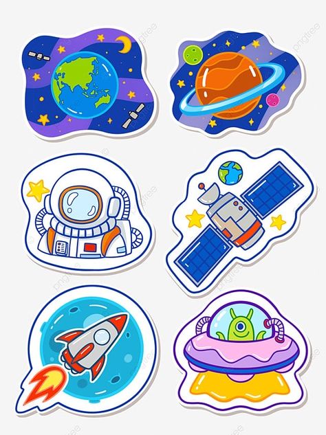 Tata Surya, Space Party Decorations, Solar System Crafts, Cosmic Space, Cute Png, Hand Drawn Elements, Astronaut Birthday, Stickers Png, Black And White Tree