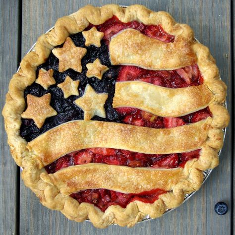 Coterie Market - 4th of July American Flag Pie - Tiny Pies, $24.00 (http://www.coteriemarket.com/4th-of-july-american-flag-pie-tiny-pies/) American Flag Pie, 4th July Food, Mixed Berry Pie, 4th Of July Desserts, Berry Pie, American Pie, 4th Of July Party, July Party, Pie Recipes