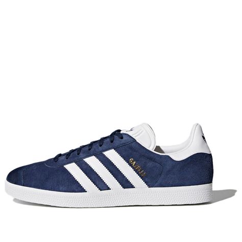 Looking for timeless style? adidas Gazelle can be the answer. It is now a beloved classic for every streetwear lover. \n Gazzeleadidas Shoes, Adidas Gazelle White, Adidas Gazelle Blue, Adidas Gazelle Women, Colorful Inspiration, Adidas Handball Spezial, Adidas Handball, Navy Girl, Adidas Originals Gazelle