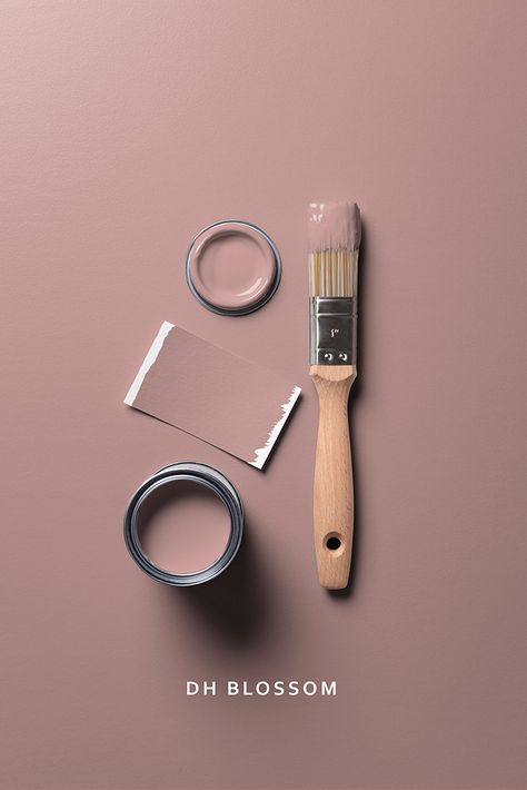 Inspiration - Painting & Decorating Ideas | Heritage Pink Skirting Boards White Walls, Dusty Pink Office Decor, Paint Colour For Hall, Dusty Pink Hallway, Dusky Pink Office, Pink Hallways, Blush Pink Hallway, Dusty Pink Office, Pink Hallway Ideas