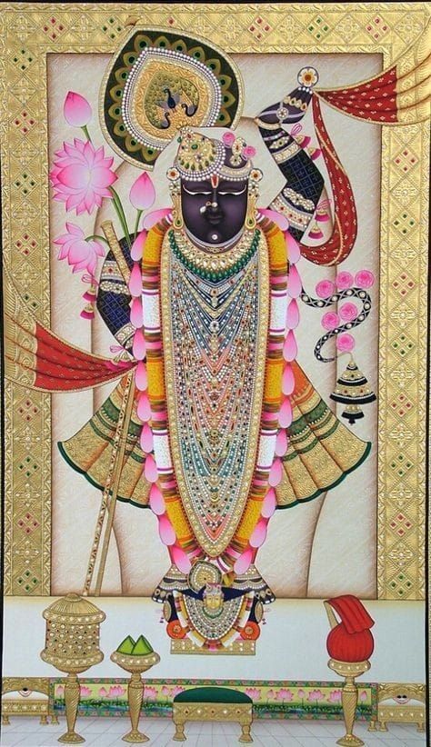 Shri Nathji Hd Wallpaper, Shrinath Ji Hd Wallpaper, Shrinathji Image Hd, Krsna Art, Shreenath Ji, Shree Nathji, Tanjore Art, Indian Traditional Paintings, Masala Tea