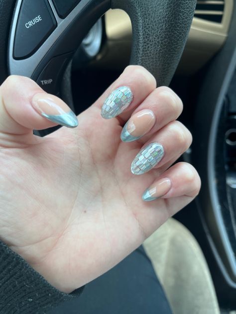 I’m a mirrorball 🪩 Taylor Swift Nails, Nail Inspo, Acrylic Nails, Nail Art, Nails, Makeup, Make Up, Nail Arts