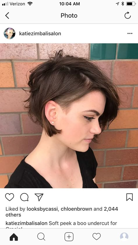 Undercut Hairstyles Women, Short Brown Hair, Shot Hair Styles, Haircut And Color, Hair Color And Cut, Undercut Hairstyles, Undercut, Bad Hair, Hair Today