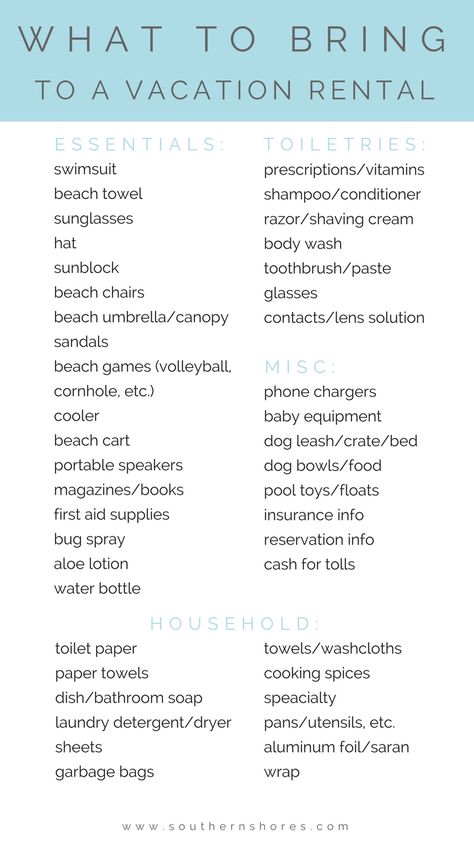 Outer Banks Beach House, Beach Trip Packing List, Beach Trip Packing, Beach Vacation Packing, Vacation List, Beach Vacation Packing List, Vacation Checklist, Travel Packing Checklist, Vacation Packing List