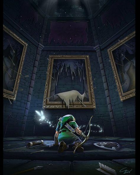 Legend Of Zelda Ocarina Of Time, Phantom Ganon, Ocarina Of Time Art, Kokiri Forest, Zelda Video Games, Hyrule Castle, Digital Painting Photoshop, Zelda Ocarina Of Time, Majoras Mask