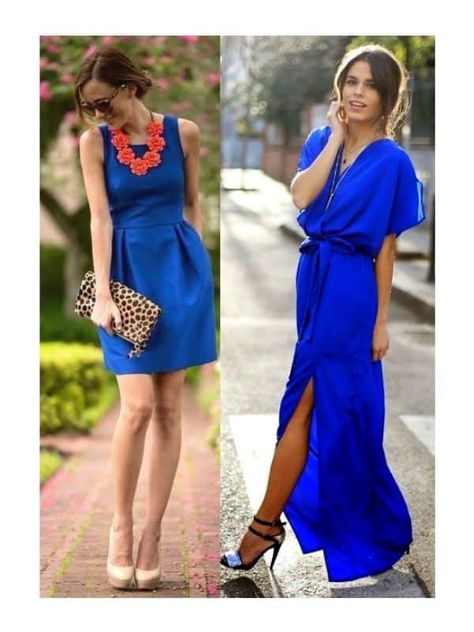 Blue Outfits Ideas, Royal Blue Outfit Ideas, Royal Blue Dress Accessories, Royal Blue Dress Outfit, Blue Outfit Ideas, Blue Dress Outfit, Blue Skirt Outfits, Royal Blue Outfits, Blue Dress Outfits