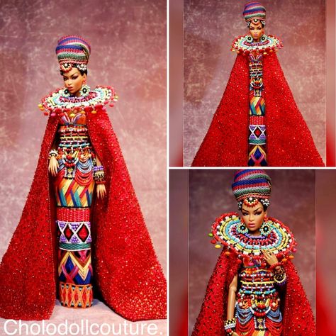 Kenya National Costume Kenya Dress Traditional, Kenya Traditional Clothing, African Costume Traditional, African National Costume, Munchkin Costume, African Doll, Kenya Fashion, South African Traditional Dresses, Fashion Show Themes