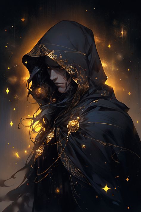 Shadow Magic Sorcerer Dnd, Dark Sorcerer Aesthetic, Wizard Dnd Aesthetic, D&d Sorcerer, Dark Sorcerer Male, Space Sorcerer, Shadow Sorcerer Dnd, Dnd Shadar Kai, Dnd Sorcerer Art