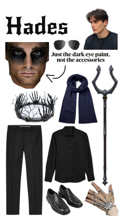 Hades Costume Men, Hades Costume, Diy For Men, Eye Painting, Dark Eyes, Mens Costumes, The Darkest