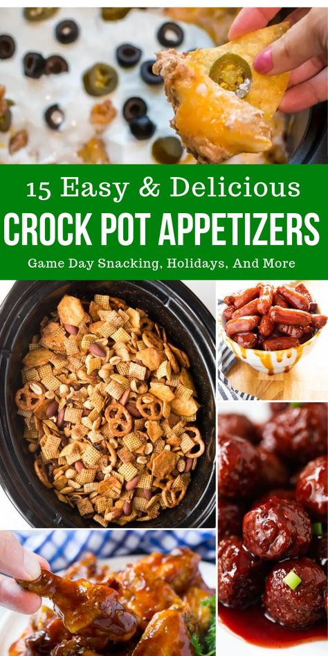 15 Easy and Delicious Crock Pot Appetizers! Game Day Snacking, Holidays, and MORE! Easy Party Recipes and Snacks in the Slow Cooker that will please a crowd! #passion4savings #snacks #crockpot #slowcooker #appetizers #party #crowd Appitizers For Party Crowd Pleasers Crock Pot Appetizer Recipes, Crock Pot Appetizer Recipes, Appetizer Recipes For A Crowd, Crock Pot Appetizers, Slow Cooker Party Food, Recipes For A Crowd, Party Crowd, Slow Cooker Appetizers, Crockpot Appetizers