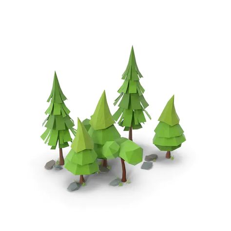 Low Poly Forest by PixelSquid360 on Envato Elements Low Poly Forest, Minecraft Banner Designs, Bg Design, Low Poly Games, 3d Tree, Isometric Art, Isometric Illustration, Low Poly Art, Low Poly Models