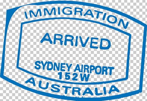 Australia Scrapbook, Visa Stamp, Australian Passport, Australian Visa, Working Holiday, Australia Visa, Sydney Airport, Doctors Note, Travel Visa