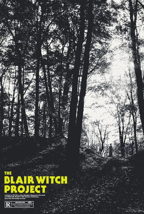 The Blair Witch Project, Blair Witch Project, Film Posters Art, Blair Witch, Horror Movie Art, Cinema Posters, Horror Movie Posters, Alternative Movie Posters, Book Posters