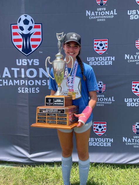 My granddaughter, Abby’s team won the U-18 Girls United States Youth Soccer National Championship! Abby made the winning goal! So proud of her hard work! 🙌 #CongratulationsGirls #ImpactUnitedSoccerClub #NationalChampionshipWinners #cindywood #cindywoodrealty Soccer Championship, Vision 2024, Student Of The Year, Youth Soccer, Girls Soccer, Kids Soccer, Soccer Girl, Soccer Club, National Championship