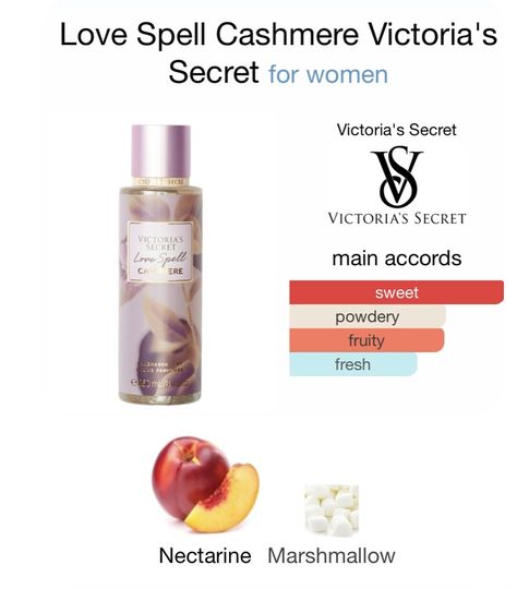 Victoria Secret Perfume Love Spell, Marshmallow Fragrance, Marshmallow Perfume, Mist Perfume, Feels Like Fall, Secret Notes, Victoria Secret Love Spell, Diy Perfume, Victoria Secret Fragrances