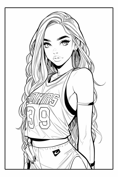 Colouring Pages People, Human Coloring Pages, Rapunzel Coloring Pages, Girl Coloring Pages, People Coloring Pages, Family Coloring Pages, Manga Coloring Book, Adult Coloring Books Printables, Color Drawing Art