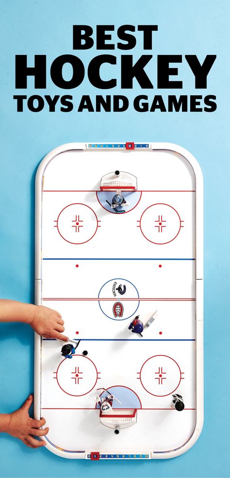 Little hockey nuts will love adding these fun toys to their collection! #NHL #hockey Hockey Toys, Hockey Diy, Table Hockey, Hockey Room, Nuts And Bolt, Boys Hockey, Hockey Kids, Hockey Stuff, Nhl Games