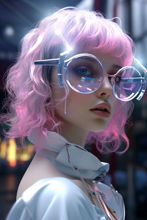 Cyberpunk Glasses Concept Art, Glasses Concept Art, Cyberpunk Glasses, Anime Glasses, Futuristic Cyberpunk, Tears Art, Girl Wallpapers, Android Wallpaper Art