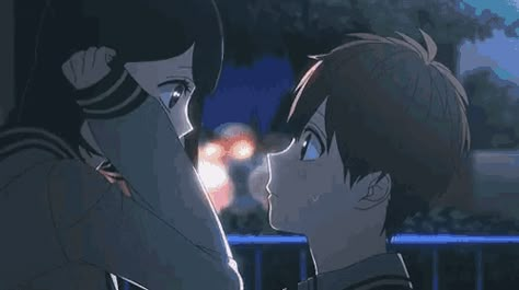 Koi To Uso Anime GIF - Koi To Uso Anime Kiss - Discover & Share GIFs Anime Couple Gif, Gif Matching Pfp, Koi To Uso, Disc Banner, Love And Lies, Cuddling Gif, Anime Kiss Gif, Hug Gif, Cute Kiss