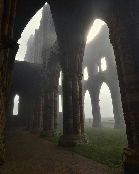 Whitby Abbey, Medieval Aesthetic, Abandoned Castles, Mid Summer, Old Church, Gothic Architecture, Fantasy Warrior, Pretty Places, Fantasy Landscape