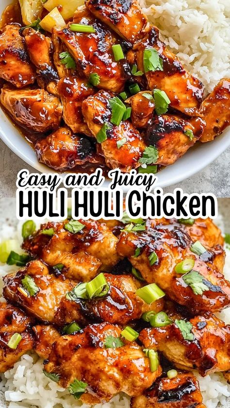 Huli Huli Chicken: Delicious Hawaiian Grilled Chicken Recipe – The Yummy Journey: Easy Dinner Recipes and Dessert Ideas Chicken Pineapple Recipe, Huli Huli Chicken Recipe, Hawaiian Grilled Chicken, Huli Chicken, Huli Huli, Huli Huli Chicken, Crockpot Chicken Thighs, Grilled Chicken Recipe, Chinese Cooking Recipes