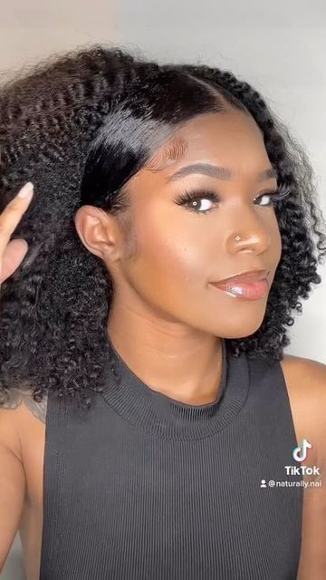 Slick Back Wash And Go, Wash And Go Natural Hairstyles, Twist Braids Styles, Wash N Go Hairstyles, Natural Hair Hairstyles, Wash N Go, Self Care Day, Braids Styles, Wash And Go