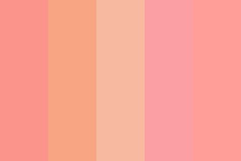 millennial pink color palette Peach Color Palettes, Millenial Pink, Pink Color Palette, Orange Color Palettes, Millennial Pink, Pink Color Schemes, Color Palette Pink, Theme Color, Color Wheel