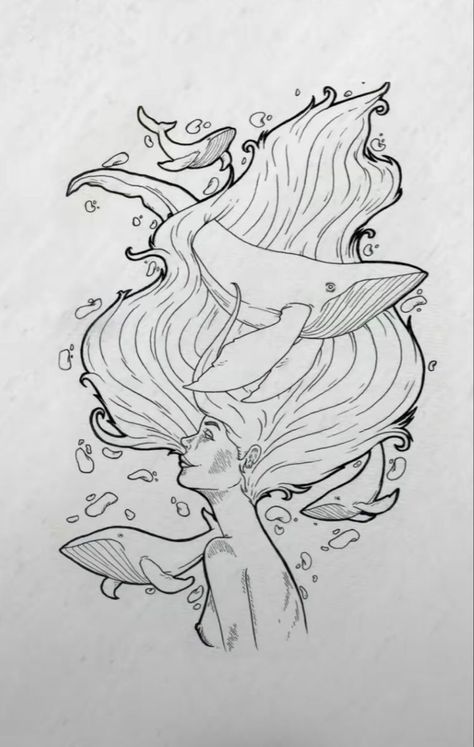 Tattoo ocean | tattoo ideas by  Jena Humphries Ocean Themed Tattoos For Women, Tattoo Ideas Ocean, Ocean Tattoo Ideas, Ocean Theme Tattoos, Tattoo For Woman, Art Tattoo Ideas, Ocean Sleeve, Tattoo Meaningful, Whale Tattoo