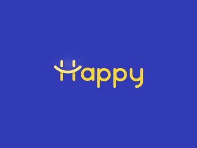 Happy Happiness Day, Happy Logo Design Inspiration, Smile Day, Happy Logo Design Ideas, Happiness Logo, Happy Logo Design, Smile Branding, Smiling Face, Smiley Face Logo