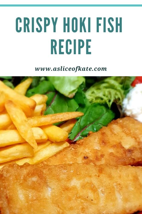 If you are missing takeaway fish and chips, and got caught in lockdown – then you must try this Crispy Fish recipe at home. Hoki Fish Recipes, Hoki Fish Recipe, Hiking Recipes, Seaweed Recipes, Fish Diet, Fish N Chips Recipe, Chip Recipes, Crispy Fish, Hiking Food