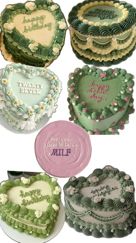 vintage green birthday cakes Green Birthday Cakes, Green Birthday, Green Cake, Vintage Cake, Birthday Cakes, Birthday Cake, Cake, Birthday, Green