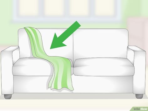 3 Ways to Drape a Throw over a Sofa - wikiHow Sofa Blanket Decor, Unique Sofa Design Living Rooms, Unique Sofa Design, Sofa Design Living Rooms, Brighten Room, Big Blanket, Unique Sofa, Grey Leather Sofa, Best Leather Sofa