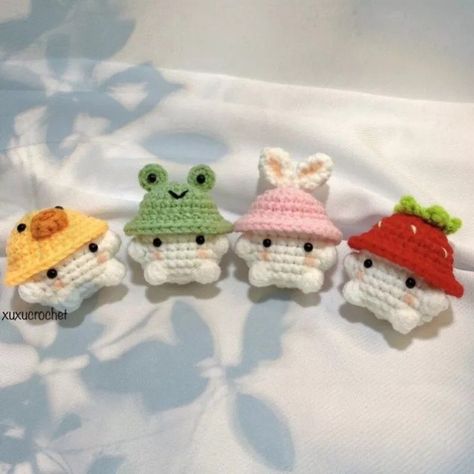 Starbucks Cake, Crocheted Animals, Crocheted Things, Easy Crochet Animals, Crochet Fairy, Crochet Keychain Pattern, Crochet Business, Crochet Design Pattern, Kawaii Crochet