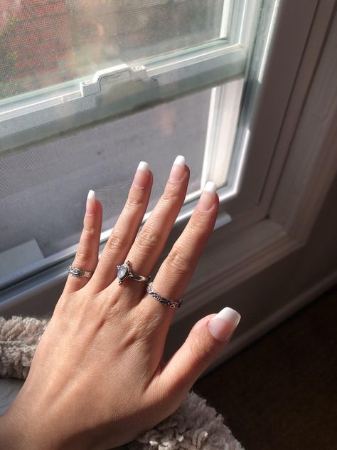 Was super embarrassed about my clubbed thumbs growing up but Im finally learning to embrace them! (Trying the Kiss press on nails for the first time) #nails #nailsart Clubbed Thumbs Acrylic Nails, Club Thumb Acrylic Nails, Acrylics On Clubbed Thumb, Clubbed Thumbs Nails, Nails For Clubbed Thumbs, Wide Thumb Nails, Club Thumb Nails, Big Thumb Nails, Clubbed Thumb Acrylic Nails