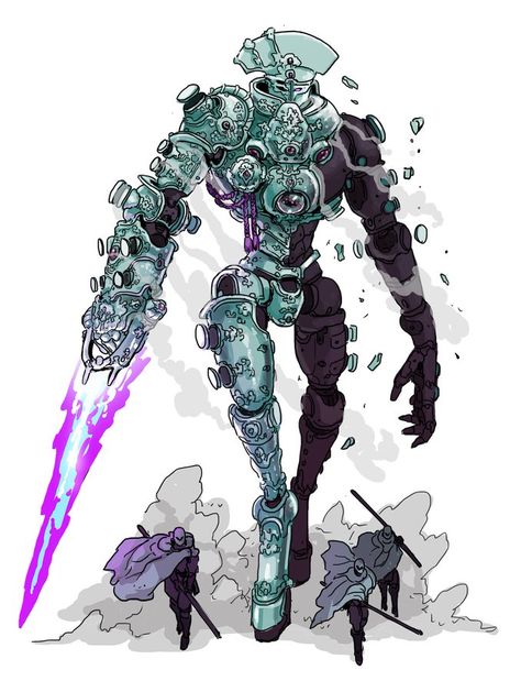 Lancer Mech, Lancer Rpg, Monster Concept Art, Robots Concept, Robot Concept Art, A Robot, Creature Concept Art, Creature Concept, Sci Fi Art