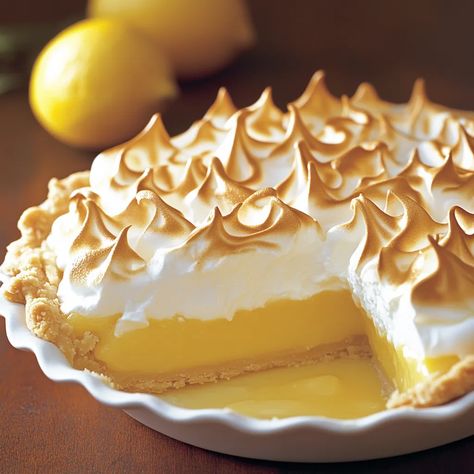 Grandma's Classic: Lemon Meringue Pie There's something timeless about a Gf Lemon Meringue Pie Recipe, Merengue Topping For Pie, Martha Stewart Lemon Meringue Pie, Homemade Lemon Pie Filling Recipes, Grandma Lemon Meringue Pie, Pie Meringue Recipe Egg Whites, Southern Lemon Meringue Pie, Betty Crocker Lemon Meringue Pie, Best Lemon Meringue Pie Recipe