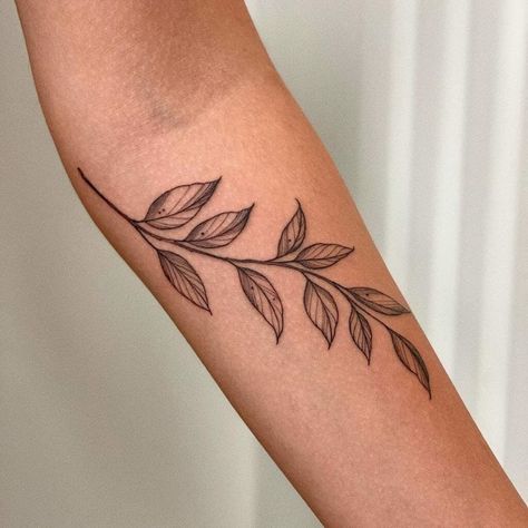 Small Leaf Tattoo, Roman Numeral Date Tattoo, Leaf Tattoo Ideas, Wrap Around Wrist Tattoos, First Time Tattoos, Small Wave Tattoo, Leaves Tattoo, See Tattoo, Tato Minimal