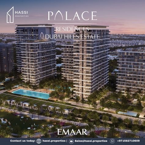 Palace Residence - Dubai Hills | Luxury Living 📍Dubai Hills, UAE Experience elegance at Palace Residence: unmatched luxury, and breathtaking views. Palace Residence - Luxury Redefined ✓ 1, 2, & 3 bedroom options ✓ World-class amenities ✓ Prestigious address in Dubai Hills Starting from AED 1.76M. Contact us now: 🌐 Visit www.hassi.properties 📞 Whatsapp +971 58 271 0609 ✉ Email sales@hassi.properties #PalaceResidence #LuxuryLiving #DubaiHills #Emaar #HassiProperties #Dubai #UAE #DubaiP... Dubai Residence, Emaar Dubai, Dubai Hills, Dubai Architecture, Royal Palace, Dream Board, Dubai Uae, 3 Bedroom, Breathtaking Views