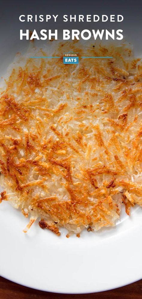 Crunchy Shredded Hashbrowns, Homemade Crispy Hash Browns, Best Way To Cook Frozen Shredded Hashbrowns, Breakfast Shredded Hashbrowns, Shredded Potato Hashbrowns, Potato Shredded Recipes, Has Brown Recipes, Breakfast Potatoes Hashbrown, How To Make Crispy Hashbrowns