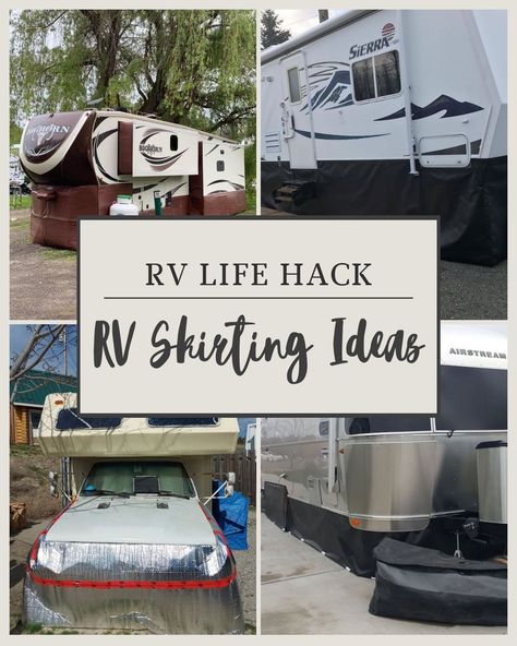 5th Wheel Skirting Ideas, Camper Skirting Ideas Diy, Rv Skirting Ideas Travel Trailers, Rv Underpinning Ideas, Camper Underpinning Ideas, Diy Rv Skirting, Rv Skirting Ideas 5th Wheels, Camper Skirting Ideas, Rv Skirting Ideas Diy