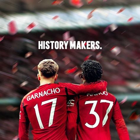 Manchester United on Instagram: "Made in Carrington.

On Saturday, Garna and Kobbie became the first teen duo to score in a #FACup final 🔥

#MUFC #ManUtd #Garnacho #Mainoo" Fa Cup, Manchester United, Manchester, Phone Wallpaper, The One, The First, The Unit, On Instagram, Instagram