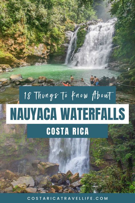 Wondering about visiting Nauyaca Waterfalls in Costa Rica? Let's uncover 18 essential things you need to know! From hiking trails to swimming spots, we'll make sure you're fully prepared for your adventure. Let's dive in and make memories! #nauyacawaterfalls #costaricatravel #nauyacawaterfalls #costaricanauyacawaterfalls Waterfall Costa Rica, Costa Rica Waterfall, Costa Rica With Kids, Costa Rica Adventures, Costa Rica Luxury, Living In Costa Rica, Costa Rica Beaches, Visit Costa Rica, Costa Rica Vacation