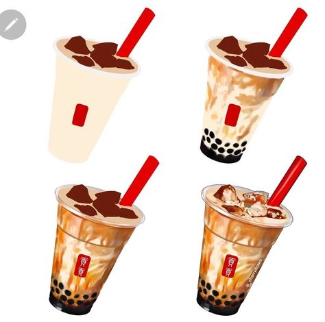 Inst : _cherrydraws Boba Drawing Aesthetic, Frappe Drawing, Cute Boba Drawing, Boba Illustrations, Boba Tea Illustration, Bubble Tea Drawing, Bubble Tea Illustration, Boba Tea Art, Japanese Food Illustration