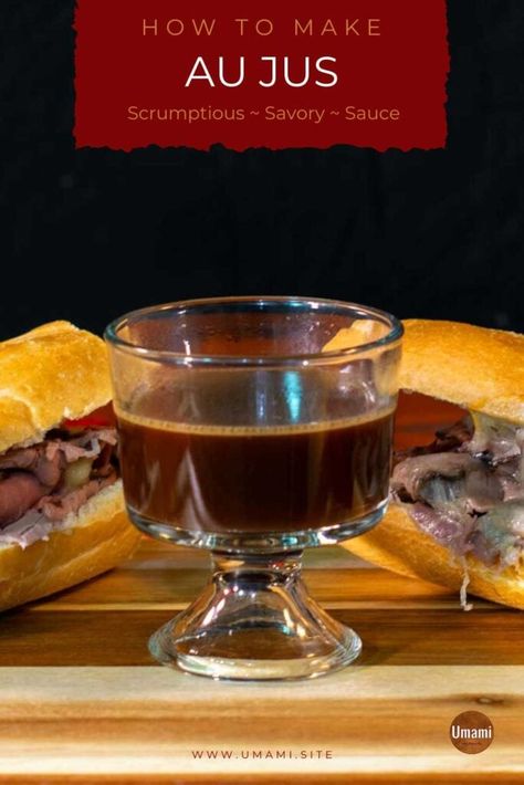 Au Jus Recipe Prime Rib French Dip, Sauce For Prime Rib, Smoked Beef Roast, Prime Rib Sauce, Jus Recipe, Au Jus Recipe, Slow Cooker Shredded Beef, French Dip Sandwiches, Cheesy Hashbrown Casserole